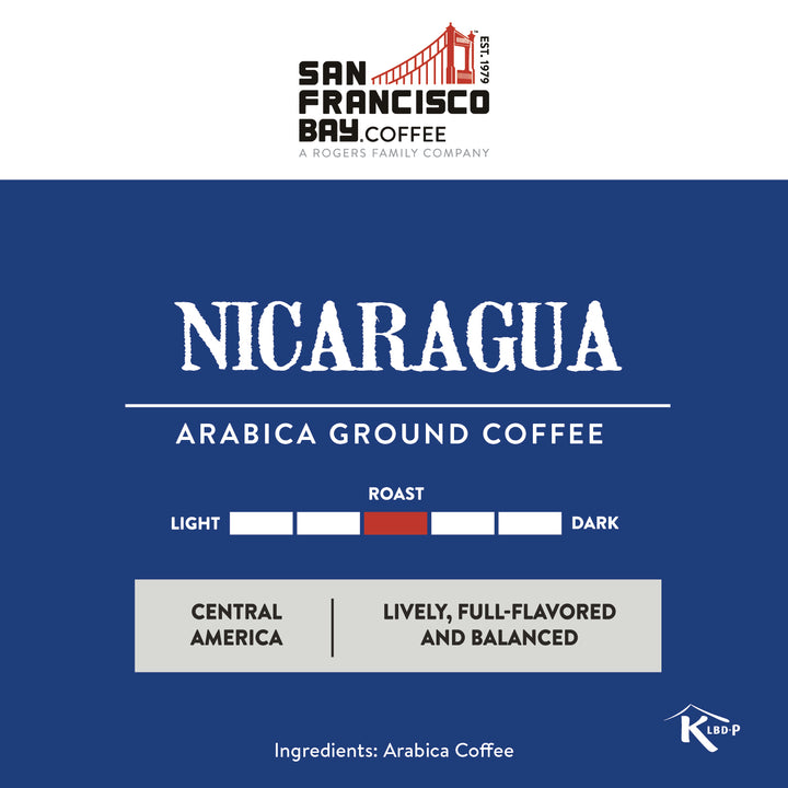 Nicaragua Ground Coffee, 908g Bag