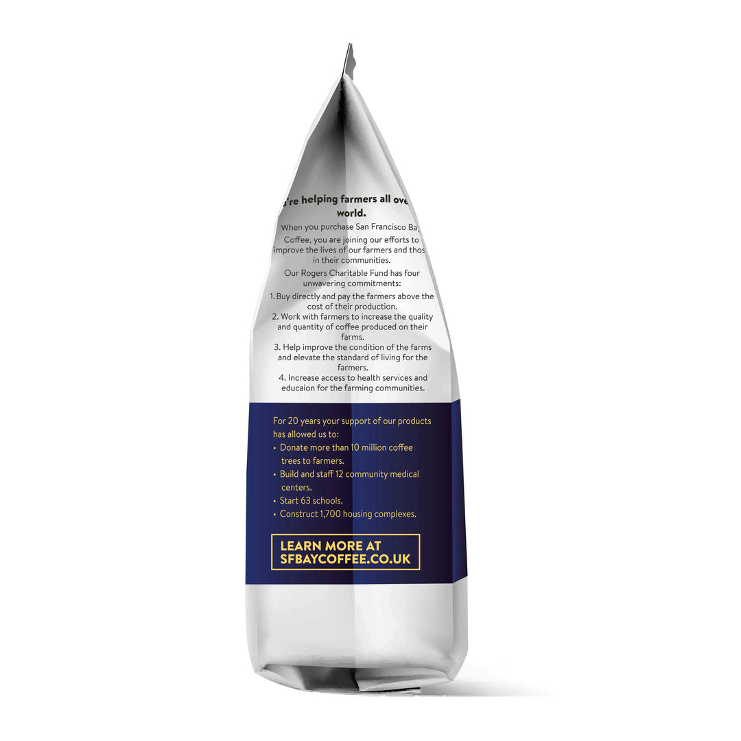 Bay Bridge Blend Ground Coffee, 200g Bag
