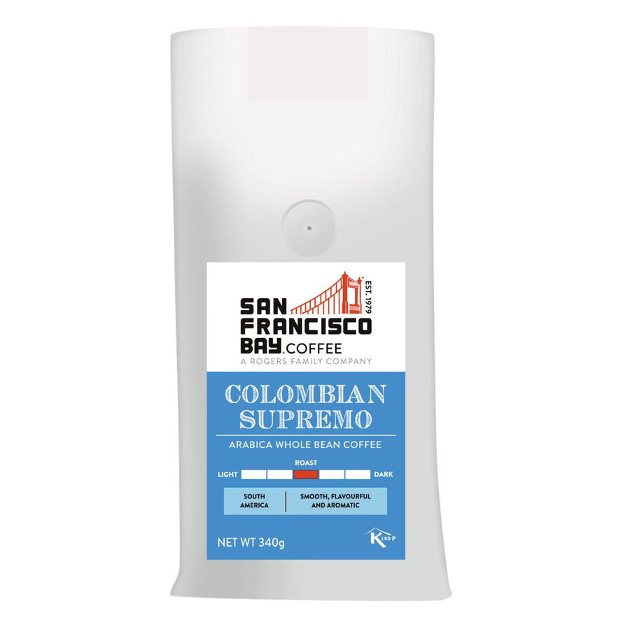 Colombian Supremo Whole Bean Coffee 340g