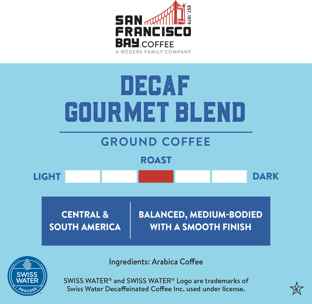 Decaf Gourmet Blend Ground Coffee, 908g Bag